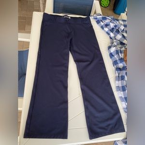 Betabrand navy blue dress pant yoga pants